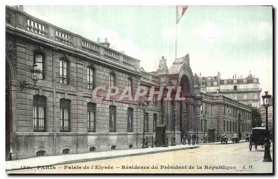 CPA Paris Palais de l Elysee Residence du President de la Republique