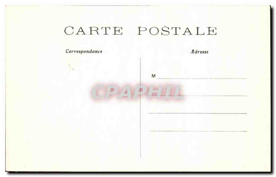 CPA Paris Palais de l Elysee Residence du President de la Republique — Rückseite