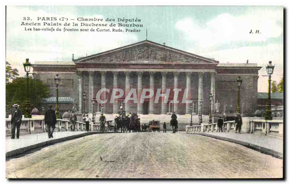 CPA Paris Chambre des Deputes Ancien Palais de la Duchesse de Bourbon