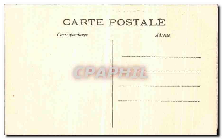 CPA Paris Arenes Romaines Rue Monge — Verso