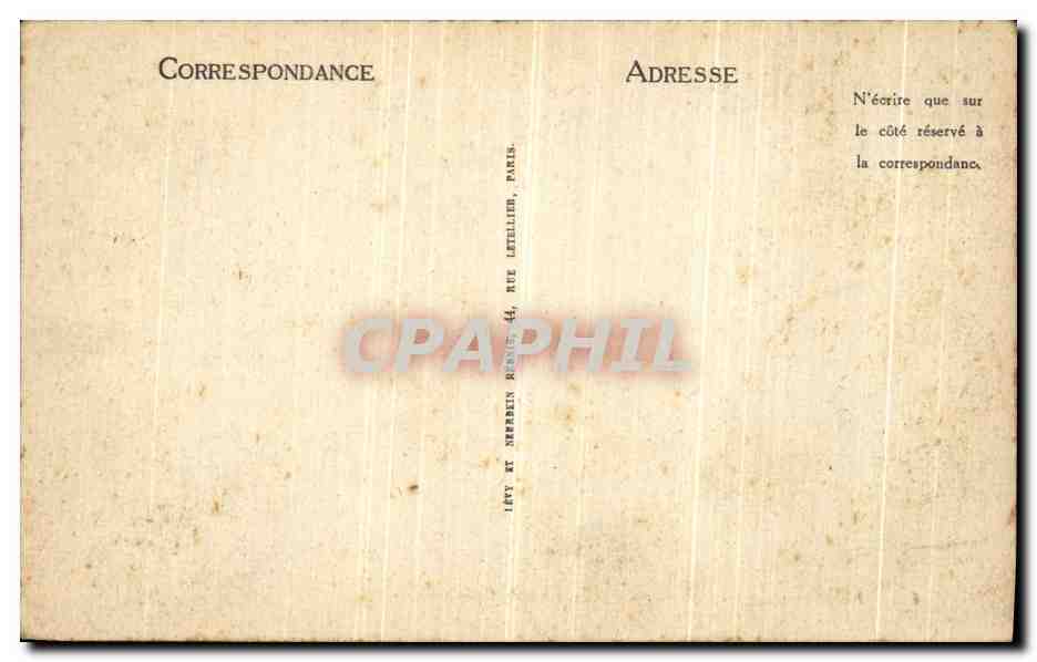 CPA Paris Le Luxembourg Fontaine de Carpeaux — Verso