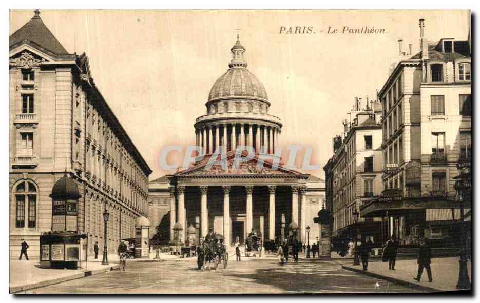 CPA Paris Le Pantheon Rue Soufflot