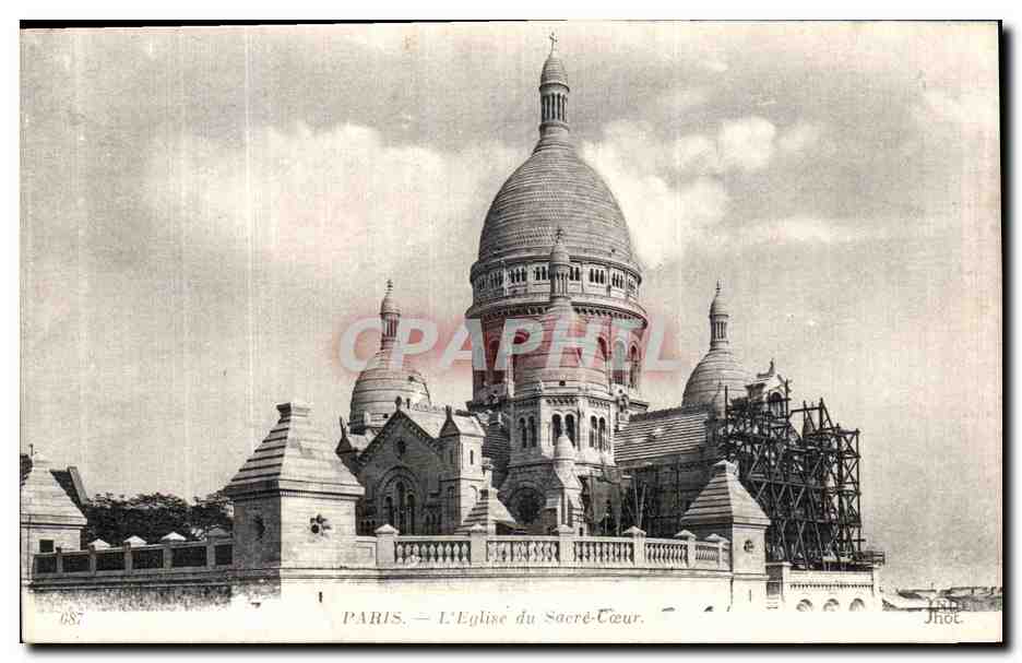 Paris — Die Kirche des Heiligen Herzens — Jhot, n° 687