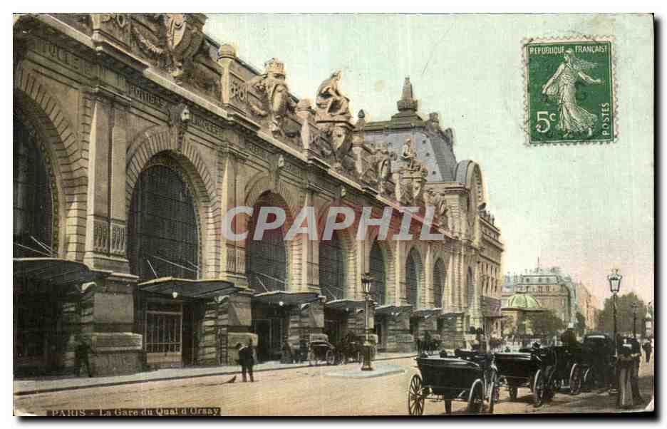 CPA Paris La Gare du Quai d Orsay 
