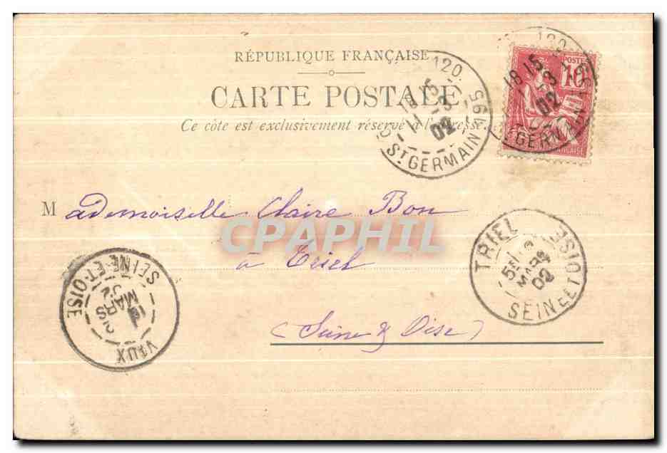 CPA Theatre Francais Paris  — Rückseite