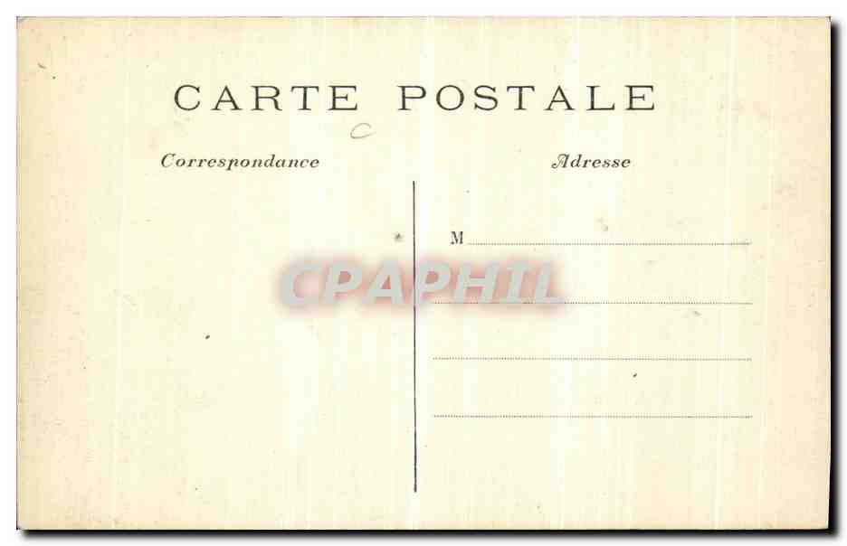 CPA Paris Buttes Chaumont La Tranchee du Chemin de Fer Train — Rückseite
