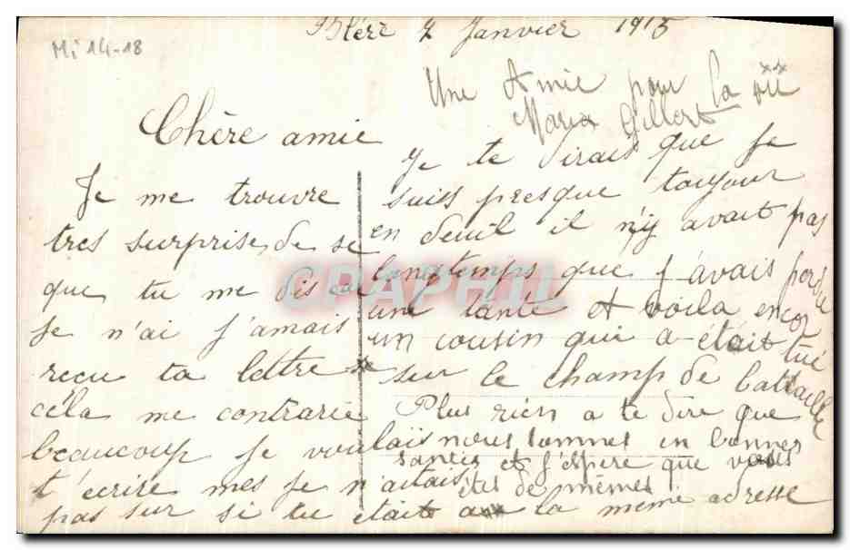 CPA Le Traite Francfort Sera Dechire Et L Alsace Sera Liberee Militaria Alsace — Rückseite
