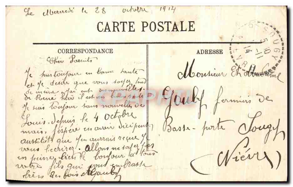CPA L Armee Francaise Cavalerie Legere Trompettes de Chasseurs Militaria — Rückseite