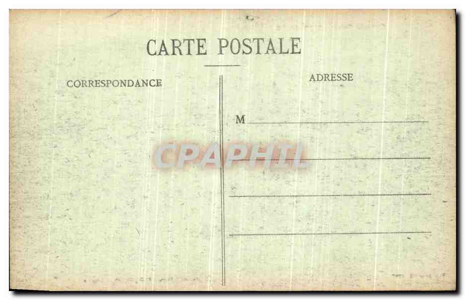 CPA Grande Guerre Gerbeviller La Martyre Les Ruines Militaria — Rückseite