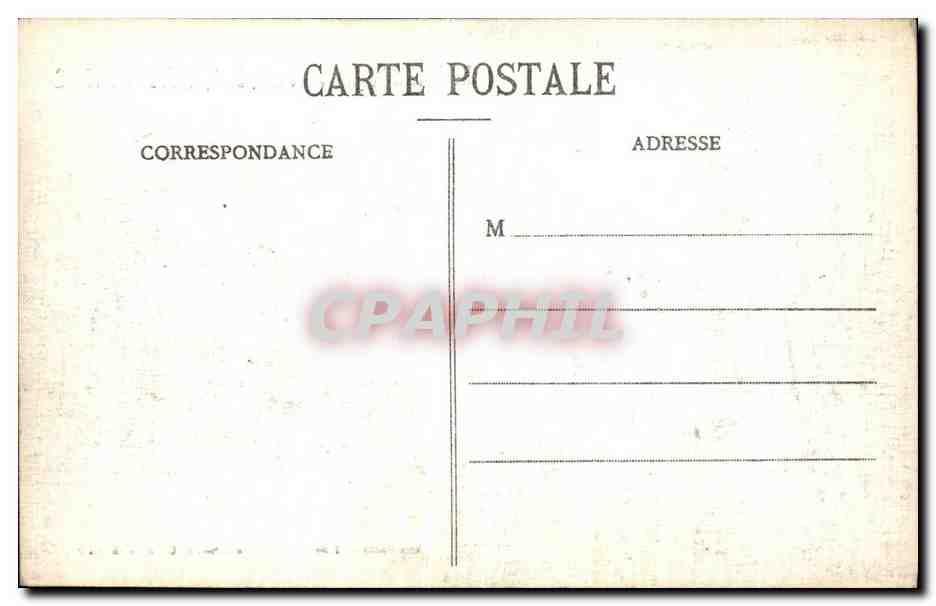 Gerbéviller — Château du Marquis de Lambertye, en ruine — Vize Nancy A. 2000 — Rückseite