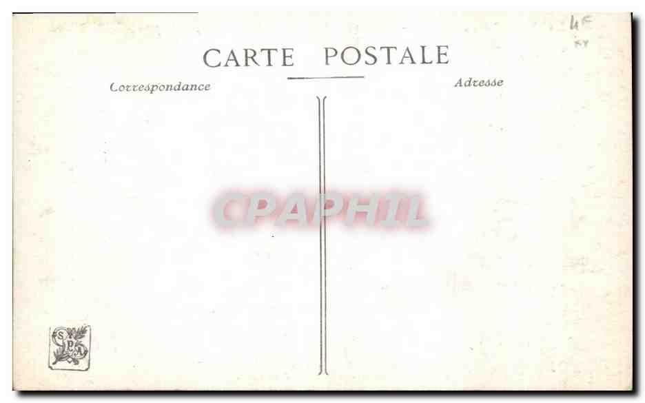 CPA Au Bon Marche Paris Salon 1914 Jules Monge L embleme Militaria — Verso