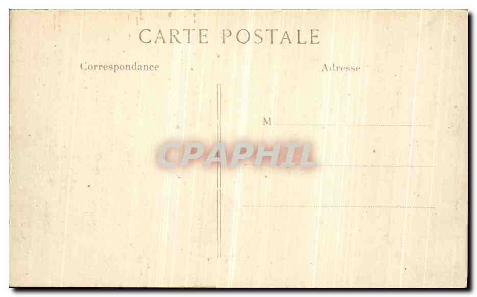CPA Albert L Hotel de Ville Apres Le Bombardement Militaria — Back