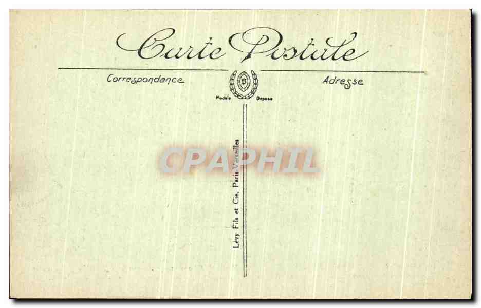 CPA Les Ruines De La Grande Guerre Monts de Champagne Militaria Mont Cornillet Tranchees — Back