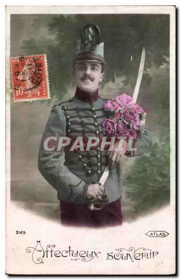 CPA Affectueux Souvenir Militaria