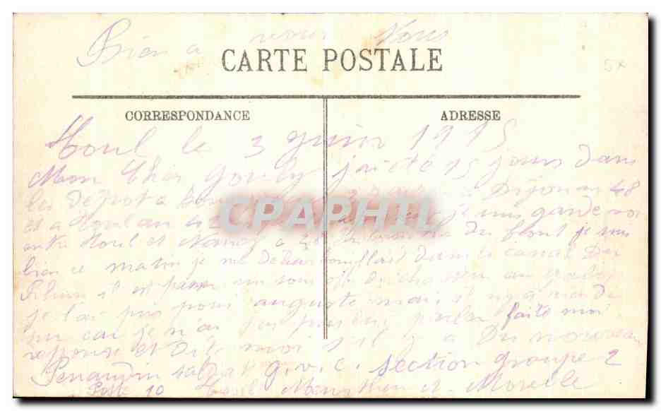 CPA Campement des troups indiennes en france Militaria — Rückseite