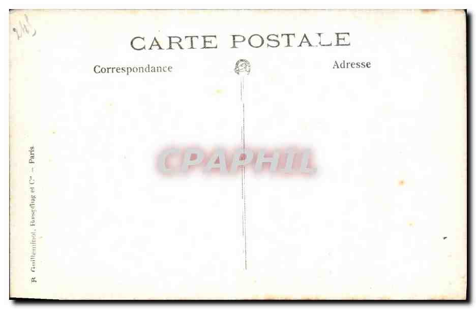 CARTE PHOTO Militaria Batiment militaaire — Rückseite