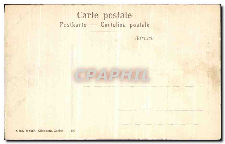 CPA Val Solda Vista Sul Lago di Lugano  — Rückseite