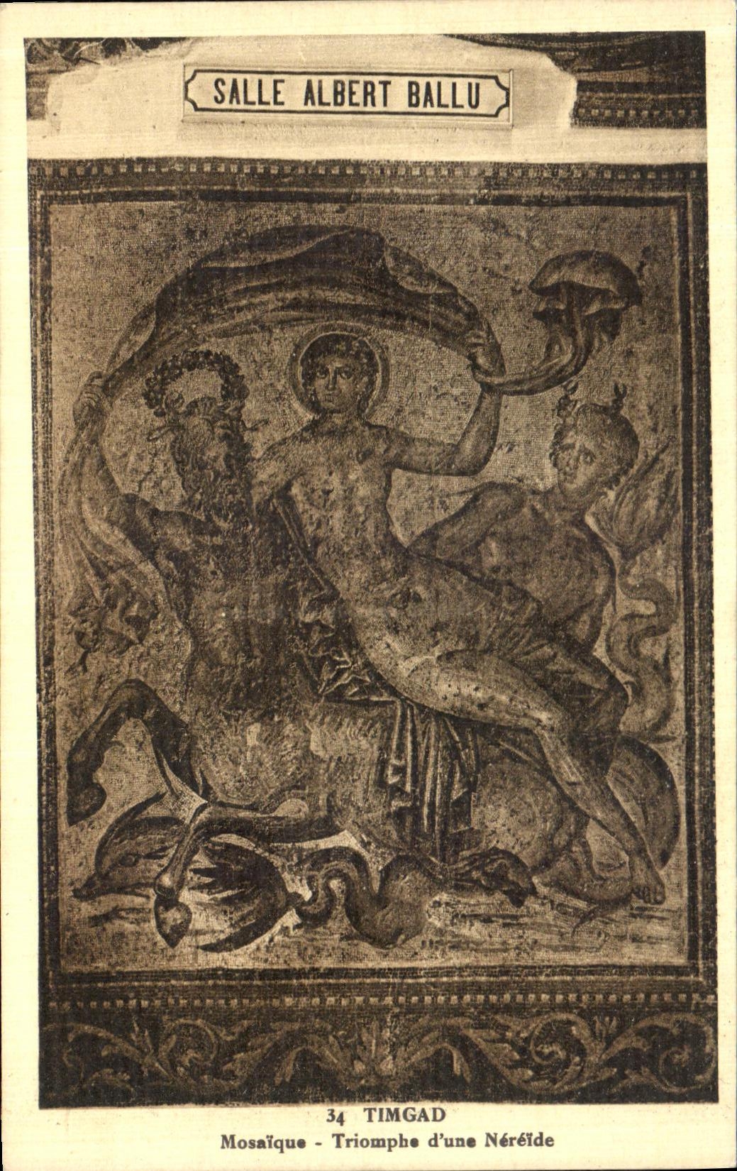 Salle Albert Ballu — Mosaïque - Triomphe d'une Néréide — Édition spéciale du Musée CPAPHIL