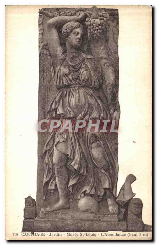 CPA Carthage Jardin Musee St Louis L Abondance