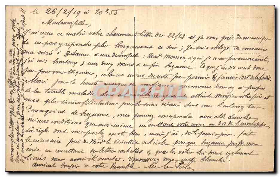 CPA Trier Blick Von Des Mariensaule — Rückseite