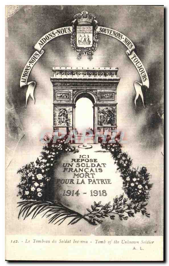 CPA Le Tombeau du Soldat Inconnu Militaria