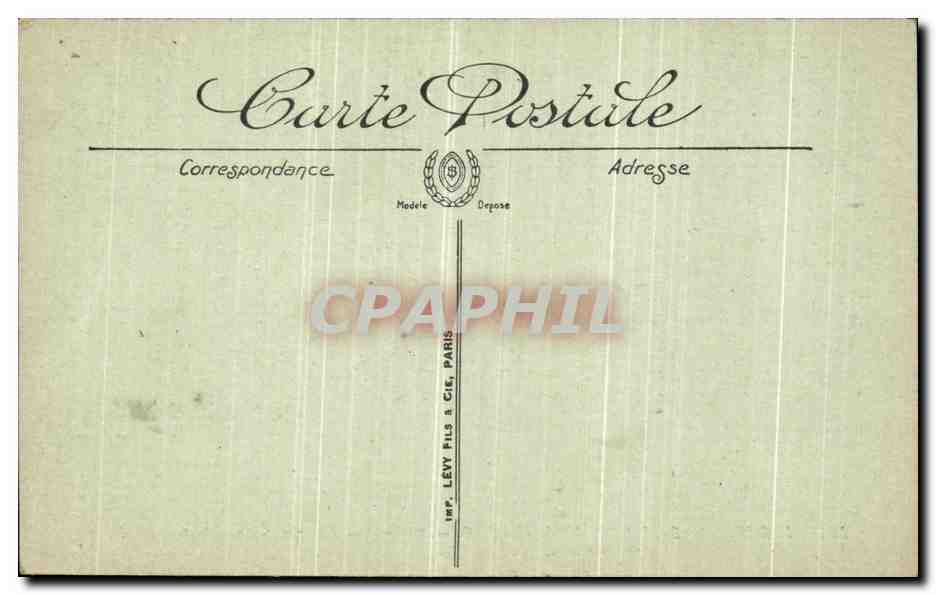 CPA Les Ruines De La Grande Guerre Soissions Vue Generale La Cathedrale Militaria — Rückseite