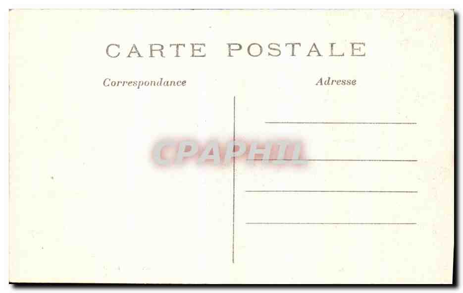 Prisonniers Allemands à Reims — Guerre de 1914 — E.M. — Verso