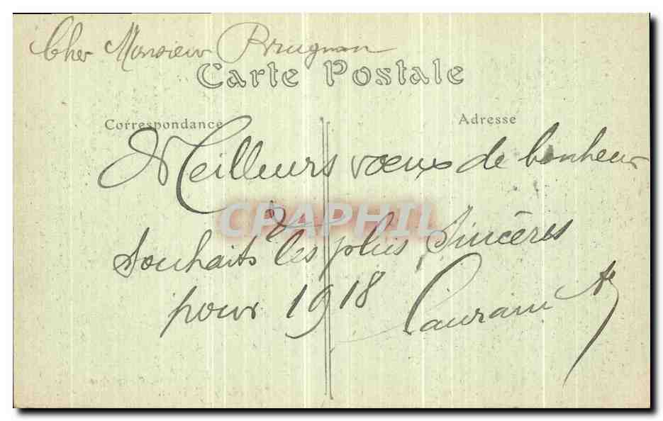 Chauny — L'Hôtel de Ville, après la retraite allemande (avril 1917). — Visé Paris N° 326, Decelle, Compiègne — Reverso