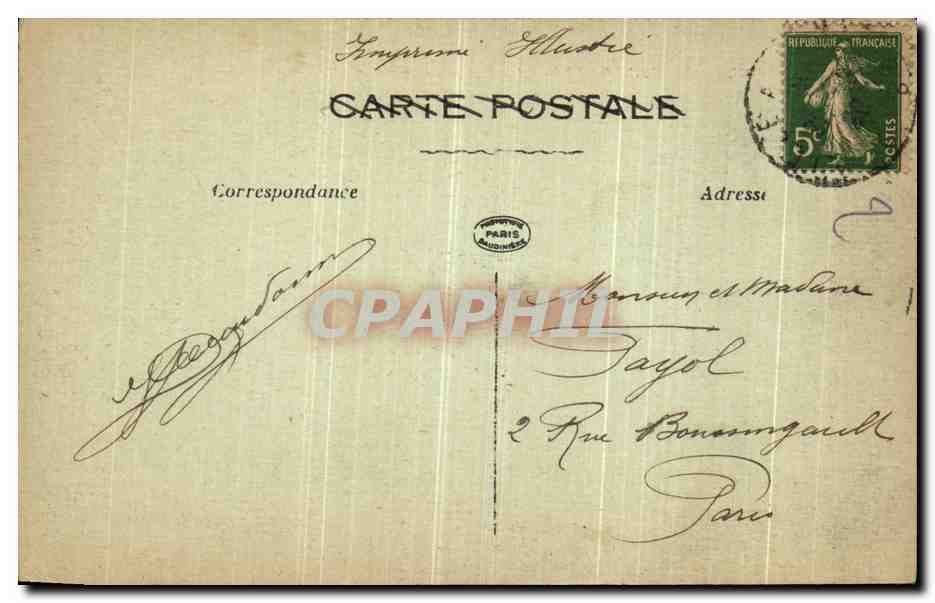 CPA Achiet le grand La place de La Gare Militaria — Rückseite