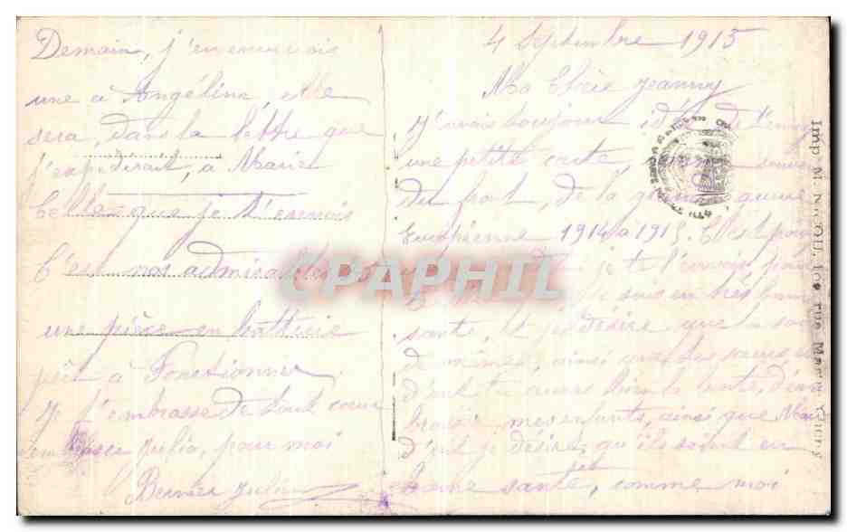 CPA Gloire Au 75 Canon Militaria — Rückseite