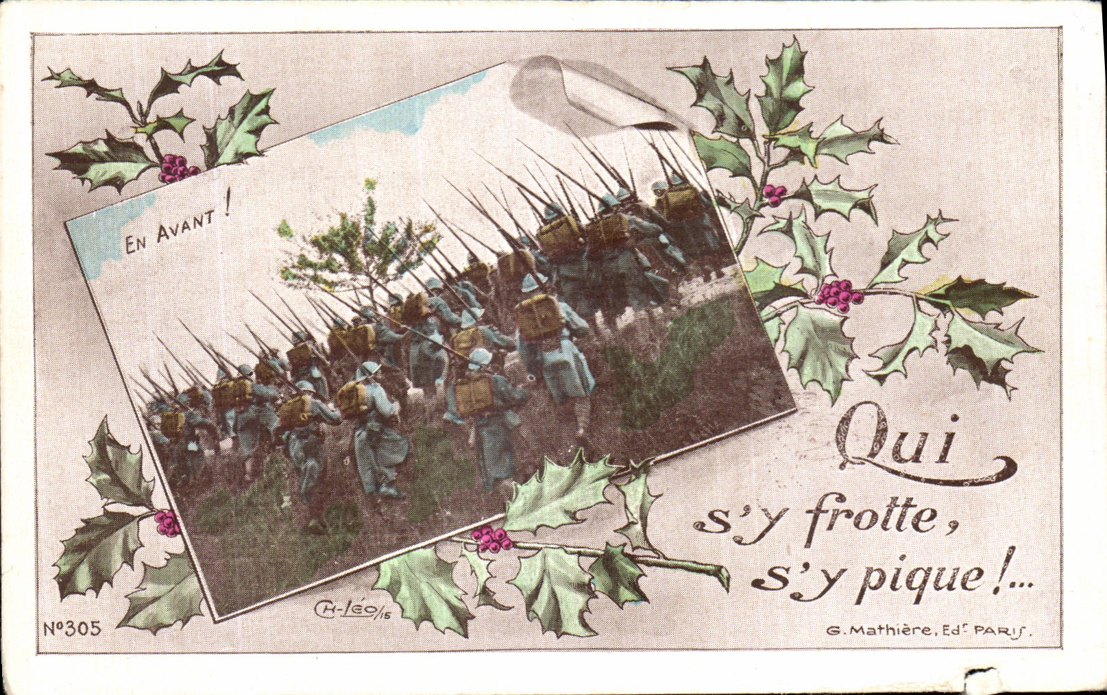 CPA Qui S Y Frotte S Y Pique Militaria Poilus