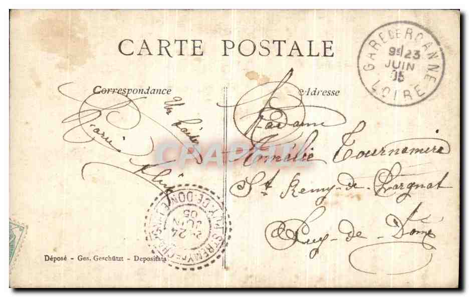 CPA Le Reve Marin Militaria — Rückseite