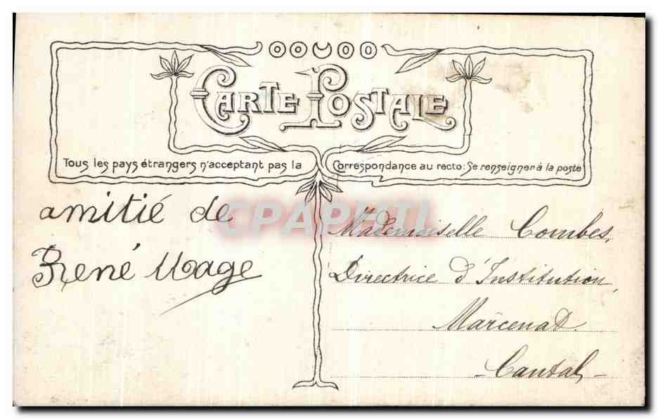 Die Hoffnung — Für Frankreich — Sescav Fotografie-Nr. 3394 — Rückseite
