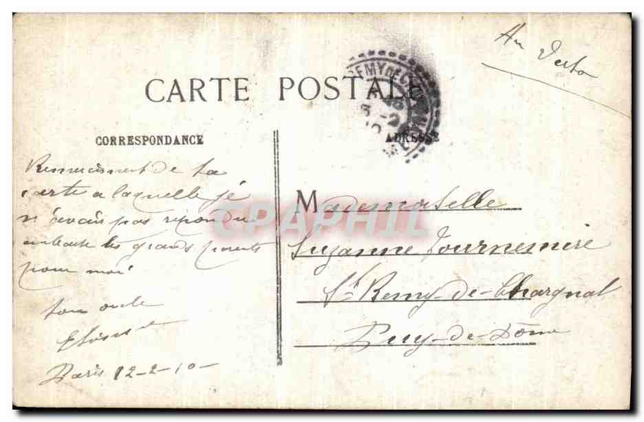 CPA Salut La France Enfant Militaria — Rückseite