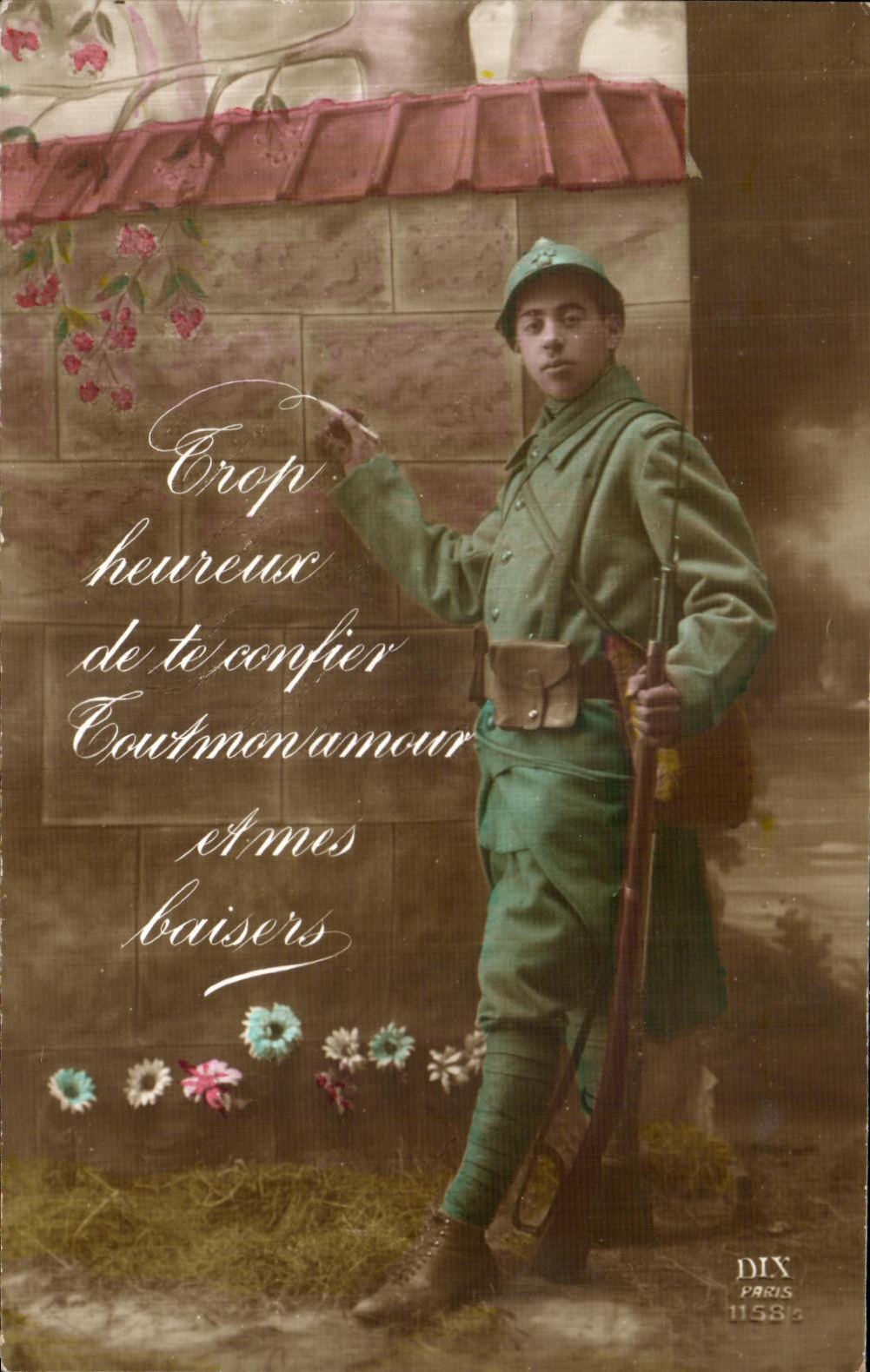 CPA Soldat Poilu Militaria