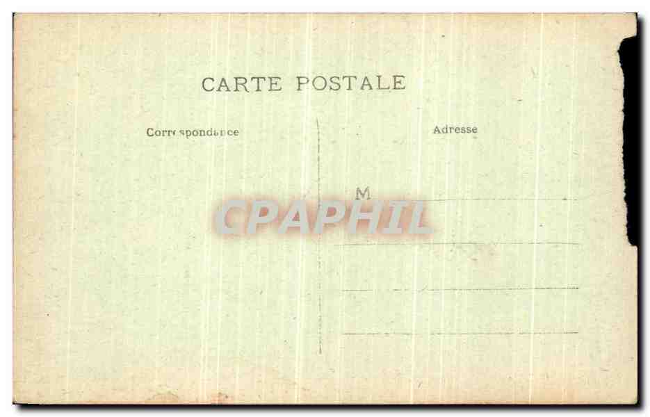 Cartolina d'epoca L'Argonne Prime linee tedesche nel Bosco di La Grurie Militaria — Verso