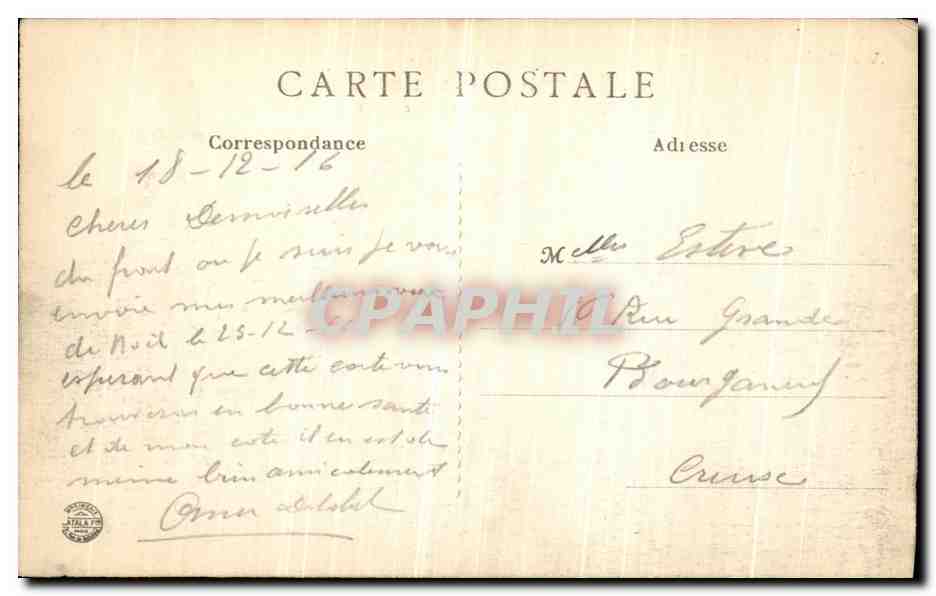 CPA Fontaine Le Cappy Le Chateau apres le Bombardement Militaria — Reverso