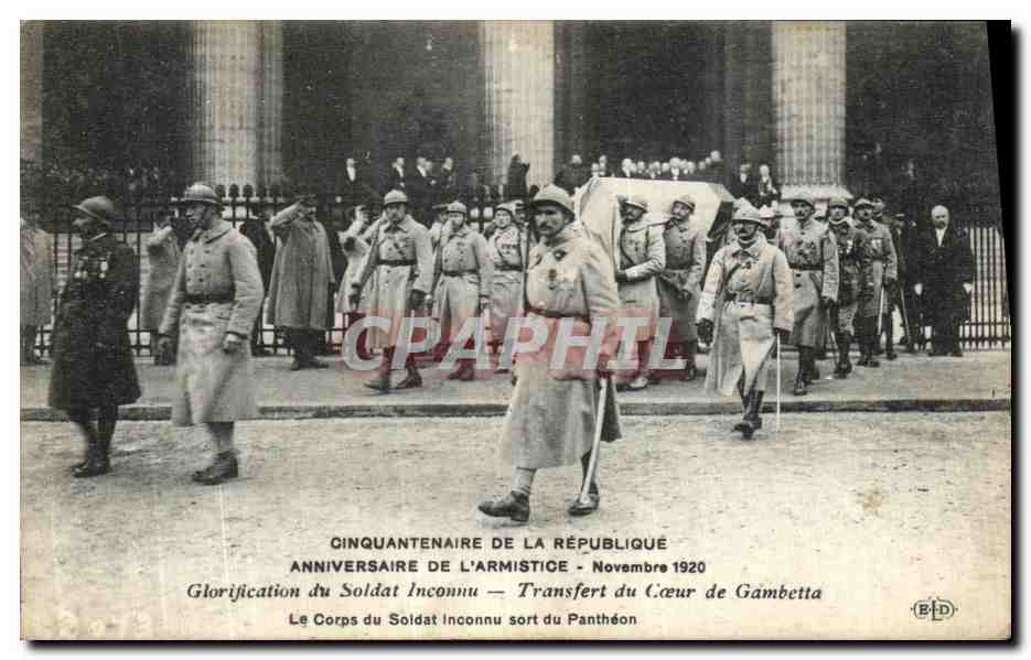 CPA Cinquantenaire De La Republique Anniversaire De L Armistice Novembre ambetta 