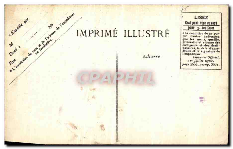 CPA Cinquantenaire De La Republique Anniversaire De L Armistice Novembre ambetta  — Rückseite