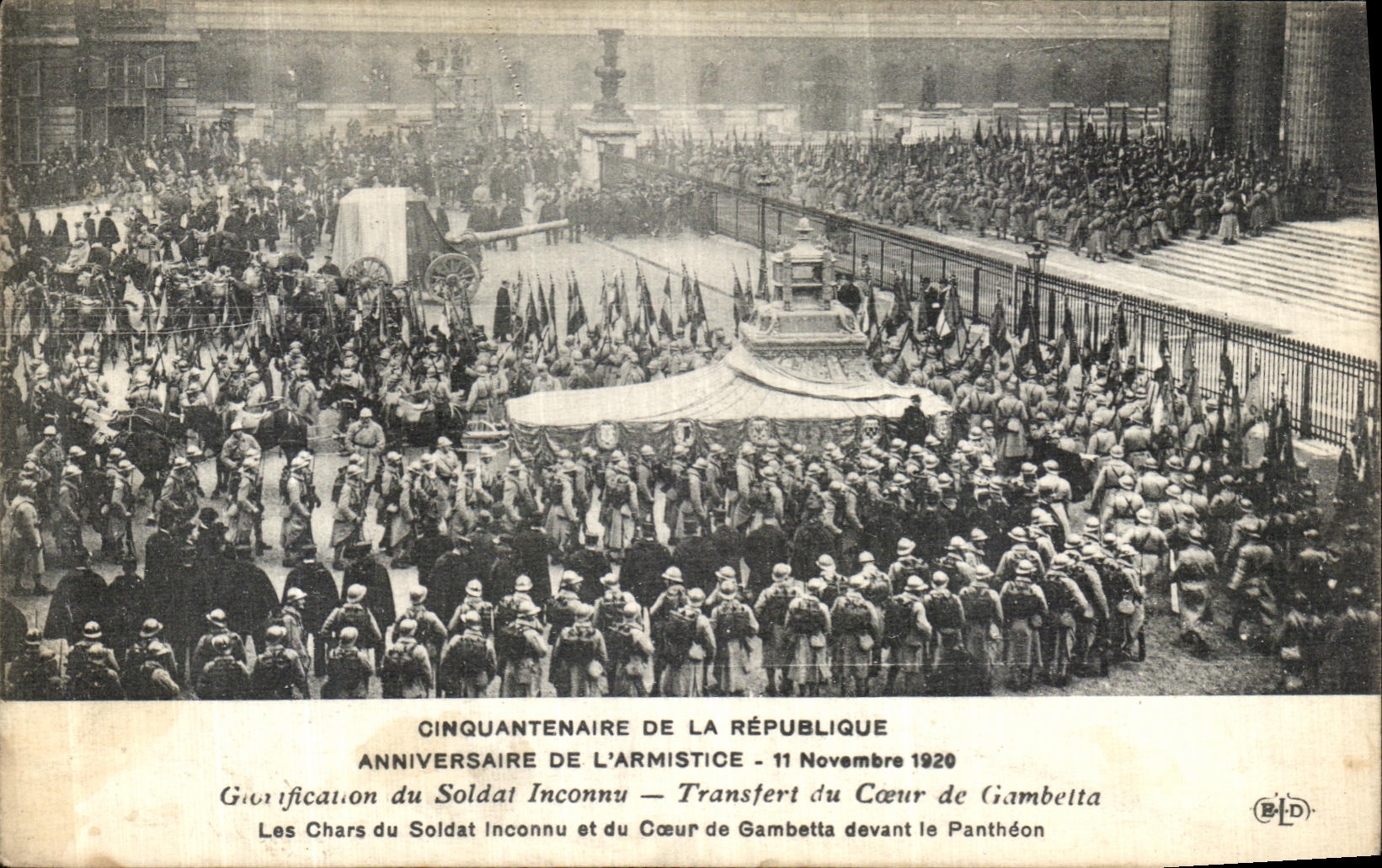 CPA Cinquantenaire De La Republique Anniversaire De L Armistice Novembre 1920 Gambetta 
