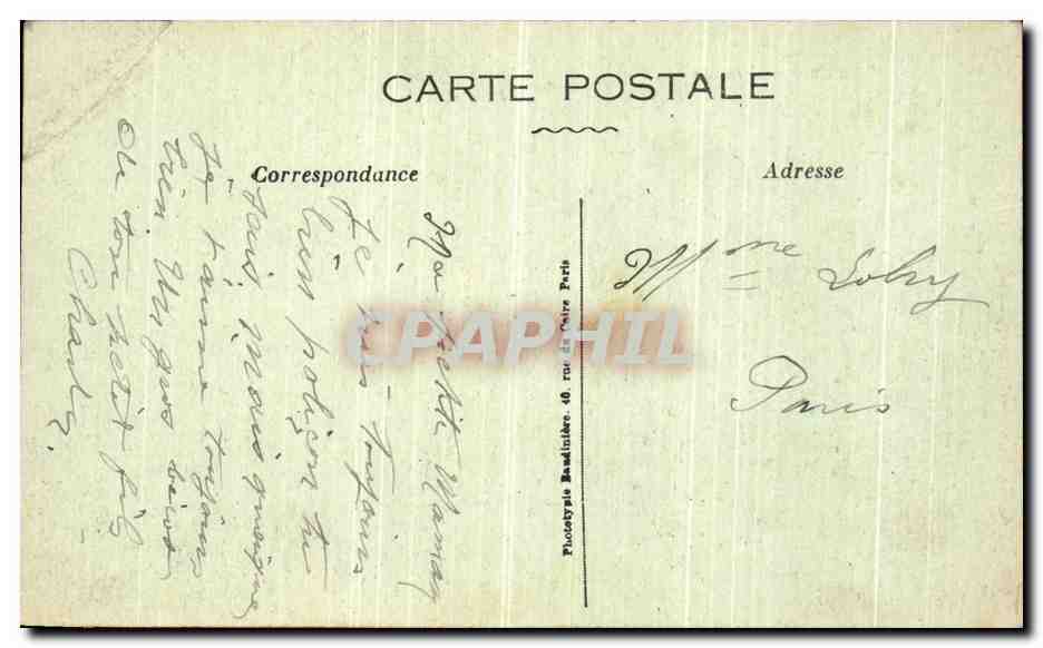 CPA Le Chateau de Ham Dynamite par les boches Militaria — Back