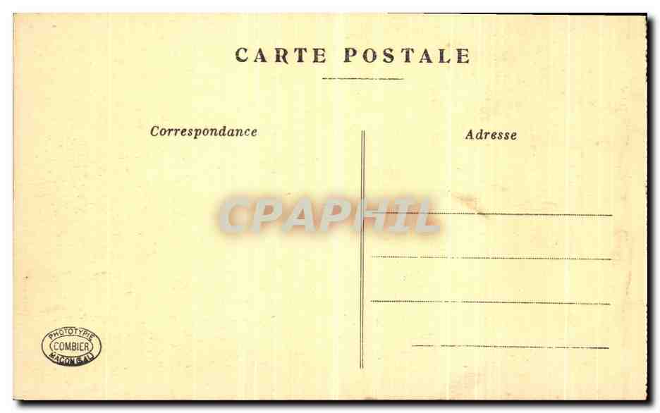 CPA Grande Guerre Chalons sur Marne bombarde Place au Chetif Militaria — Verso