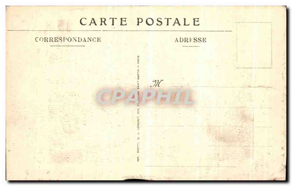 CPA Guerre En Argonne La Harazee Ruines du Village — Verso