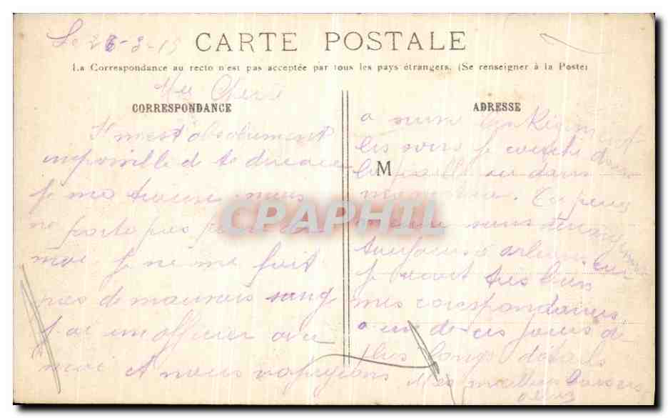 CPA Picquigny Le Pont et la Voie Ferree Militaria — Rückseite