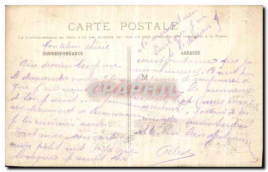 Barcy (S.-et-M.) — Entrée du village bombardé par les Allemands — La Guerre 1914-1915, 174 R.P. Paris — Verso