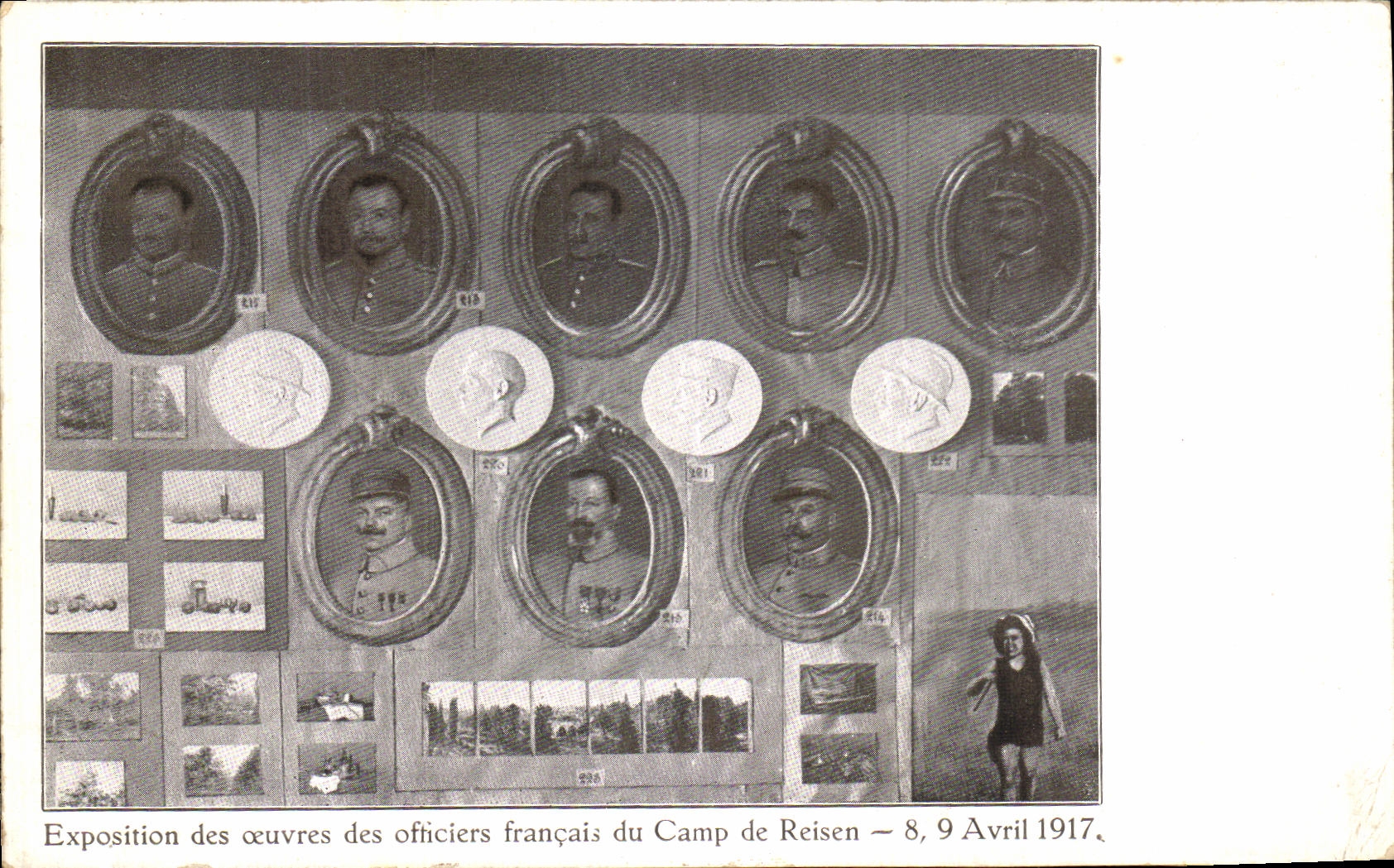 Exposition des œuvres des officiers français du Camp de Reisen — 8, 9 Avril 1917