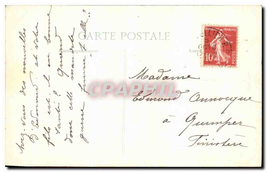 CPA A La Gloire Des Soldats Francais Drapeau bavarois 10eme bataillon de chasseurs a pied Militaria  — Rückseite