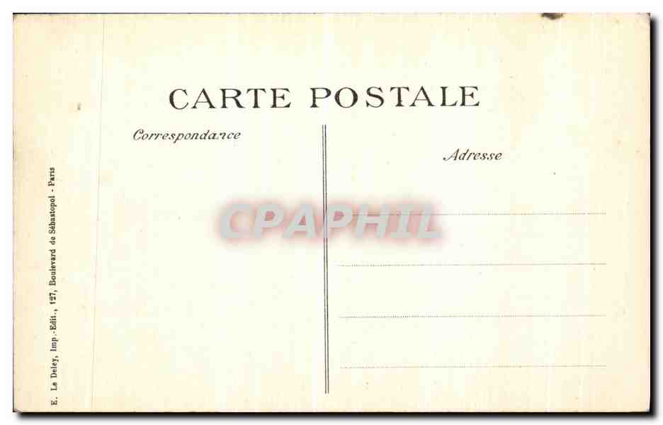 Aree sotto la base di una collina — Guerra 1914-15 — Visé, Parigi N° 1635 — Editore E. Le Doley — Verso