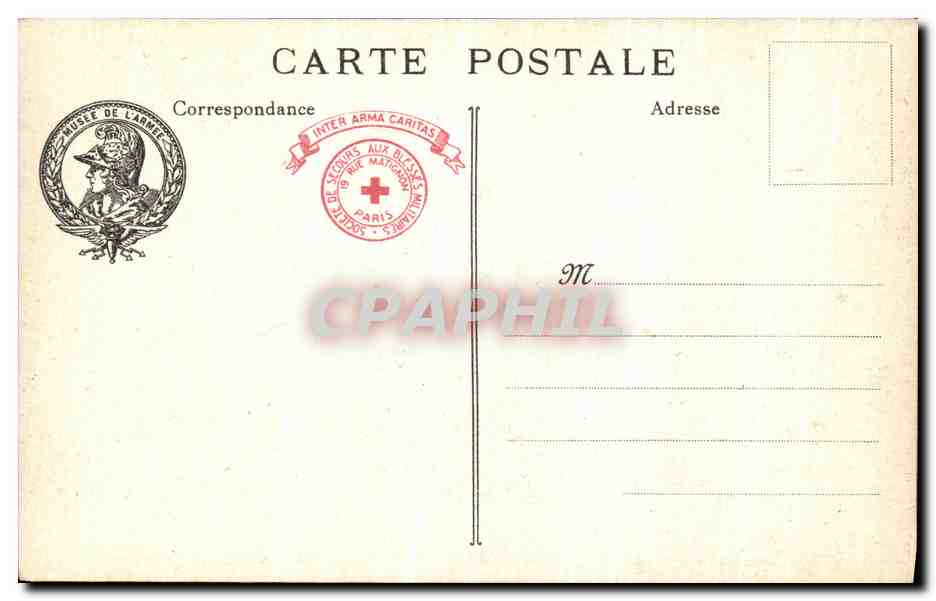 CPA Neuf drapeaux pris a l ennemi Aout 1914 Militaria Musee de l armee Zouaves — Rückseite