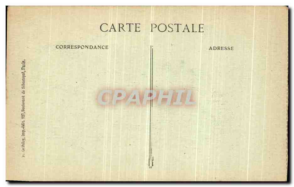 CPA Dans Les Balkans A bord de la provence Troupes quittant le bord Bateau Militaria — Verso